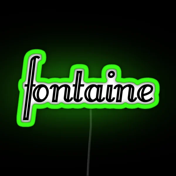 Fontaine RGB Neon Sign