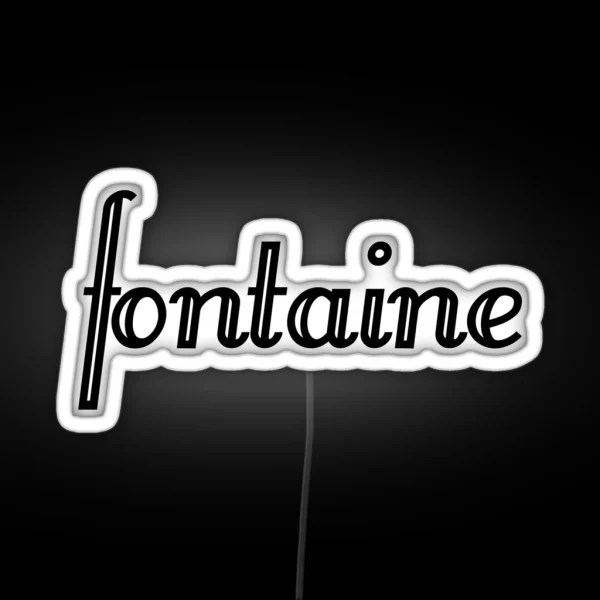 Fontaine RGB Neon Sign