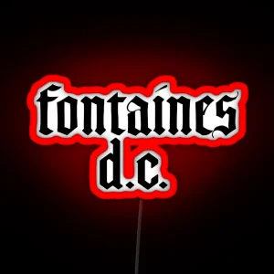 Fontaines D C Logo RGB Neon Sign