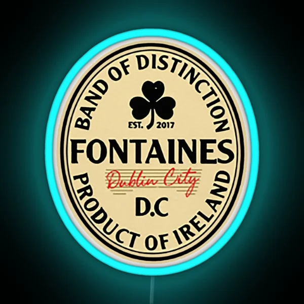 Fontaines DC RGB Neon Sign