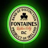 Vibrant Fontaines DC inspired RGB neon bar pub decor lighting