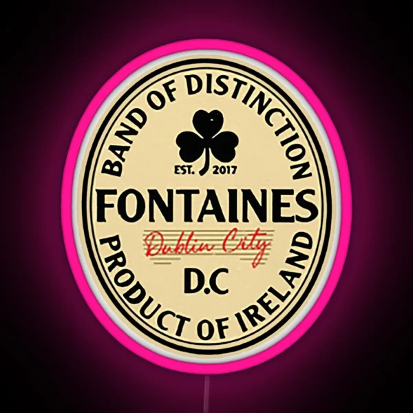 Fontaines DC RGB Neon Sign