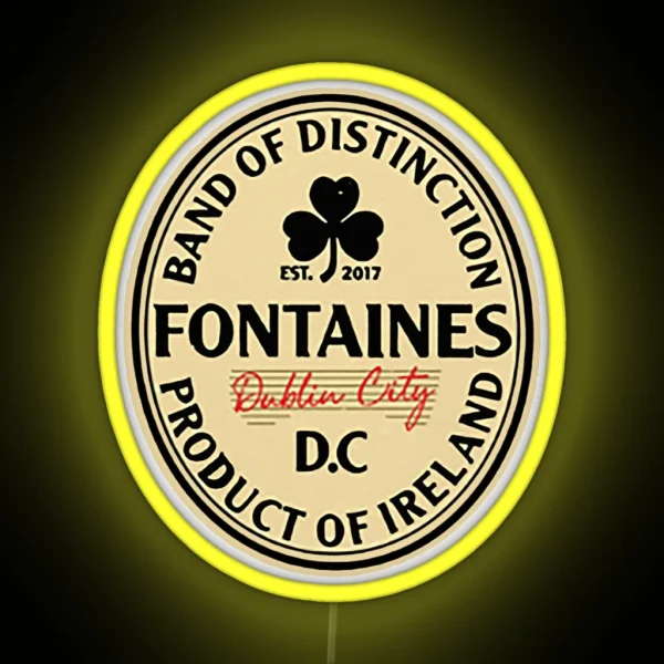 Fontaines DC RGB Neon Sign