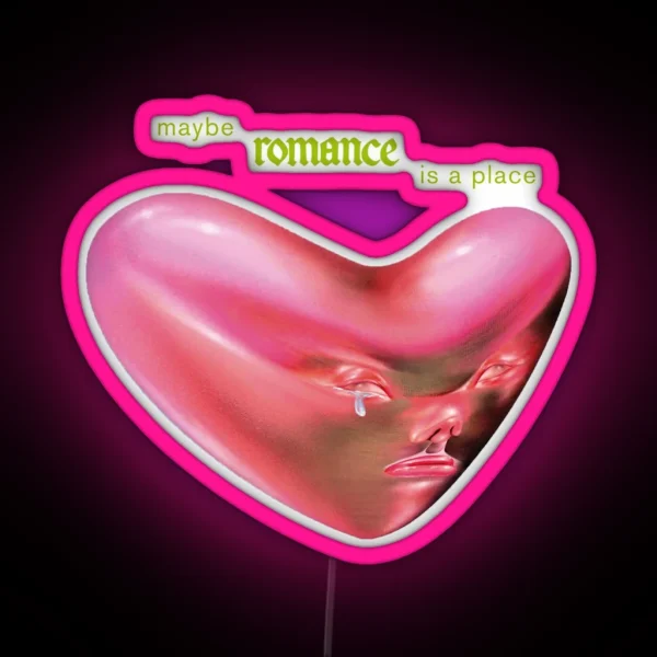 Fontaines DC Romance Maybe Romance Is A Place 2024 RGB Neon Sign