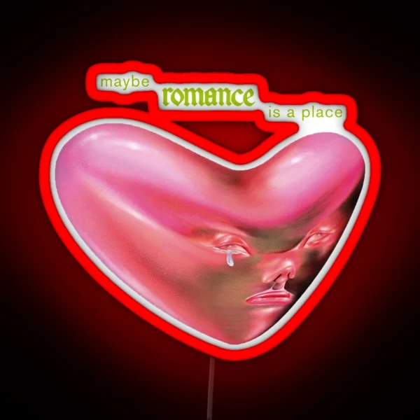 Fontaines DC Romance Maybe Romance Is A Place 2024 RGB Neon Sign