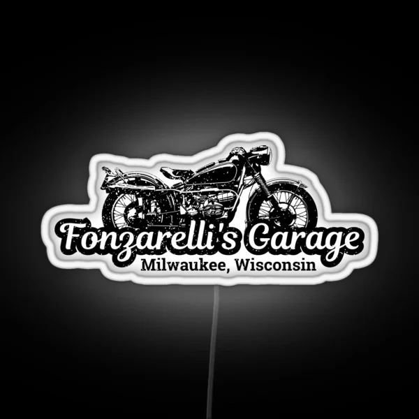Fonzarelli S Garage Milwaukee Wisconsin RGB Neon Sign