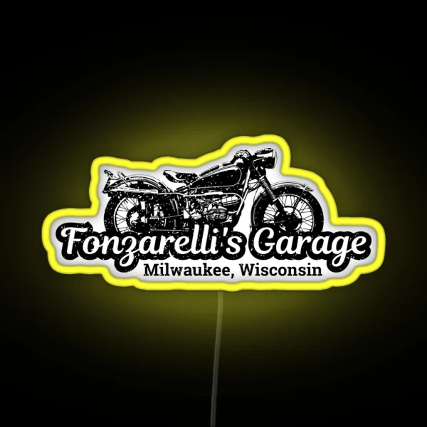 Fonzarelli S Garage Milwaukee Wisconsin RGB Neon Sign
