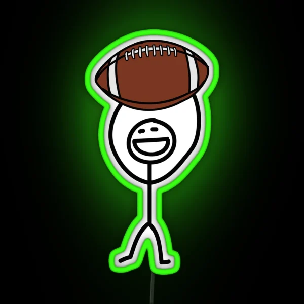 Football Fan RGB Neon Sign
