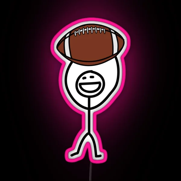 Football Fan RGB Neon Sign