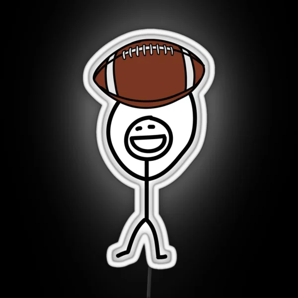 Football Fan RGB Neon Sign