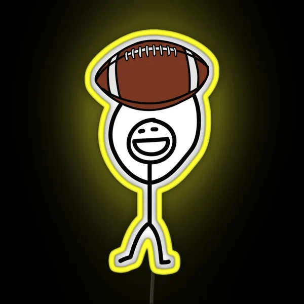 Football Fan RGB Neon Sign