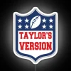 Vibrant Football Taylor's Version Neon Sign Decor with RGB Lighting