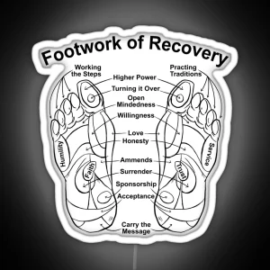 Footwork Of Recovery RGB Neon Sign