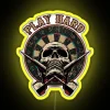 Eye-catching RGB LED Sign for Serious Darts Enthusiasts and Players