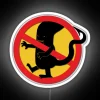 Whimsical Home Decor Forbidden Monsters Neon Sign Artful Wall Accent Edition