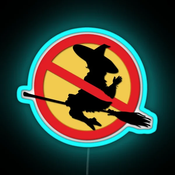 Forbidden For Witches RGB Neon Sign