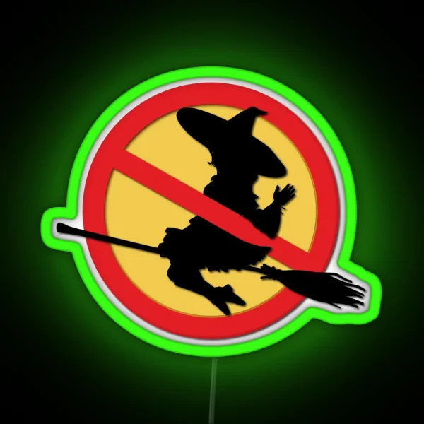 Forbidden For Witches RGB Neon Sign