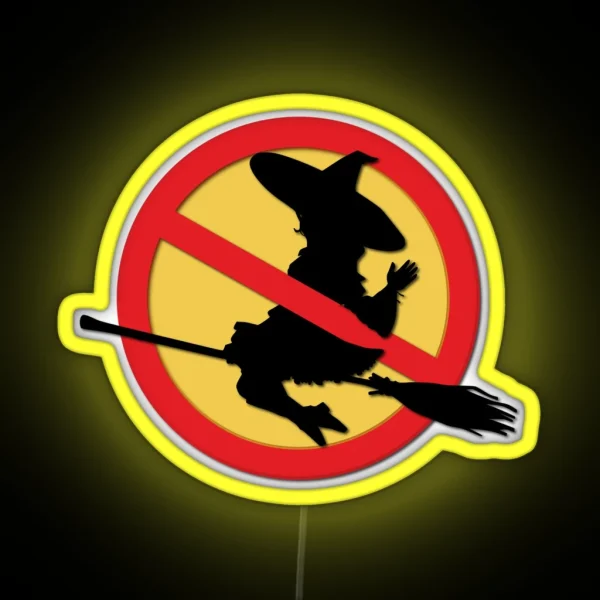 Forbidden For Witches RGB Neon Sign