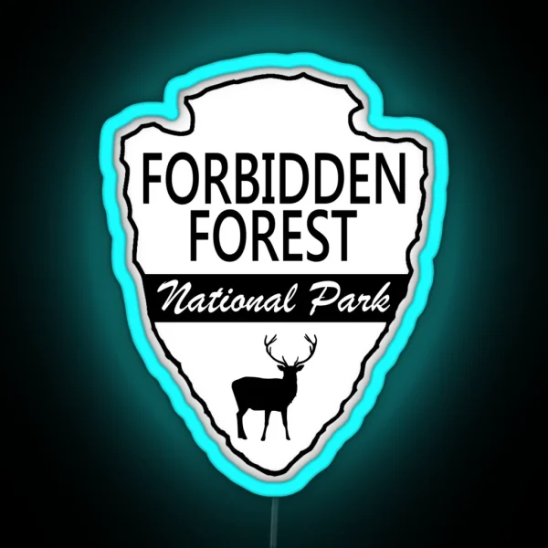 Forbidden Forest National Park RGB Neon Sign