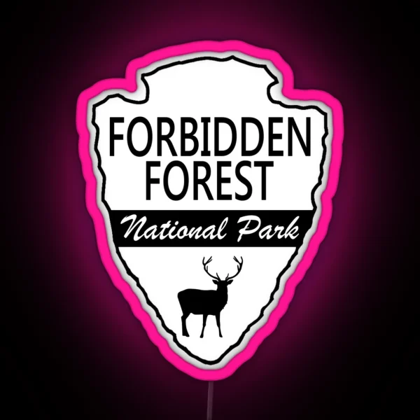 Forbidden Forest National Park RGB Neon Sign