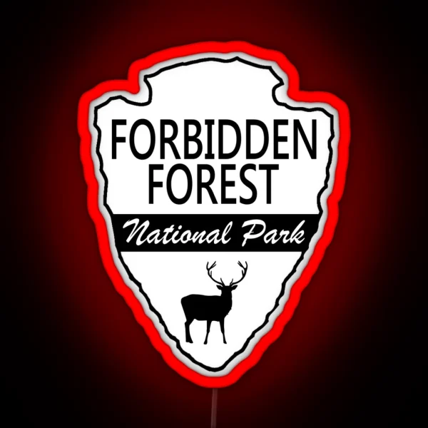 Forbidden Forest National Park RGB Neon Sign