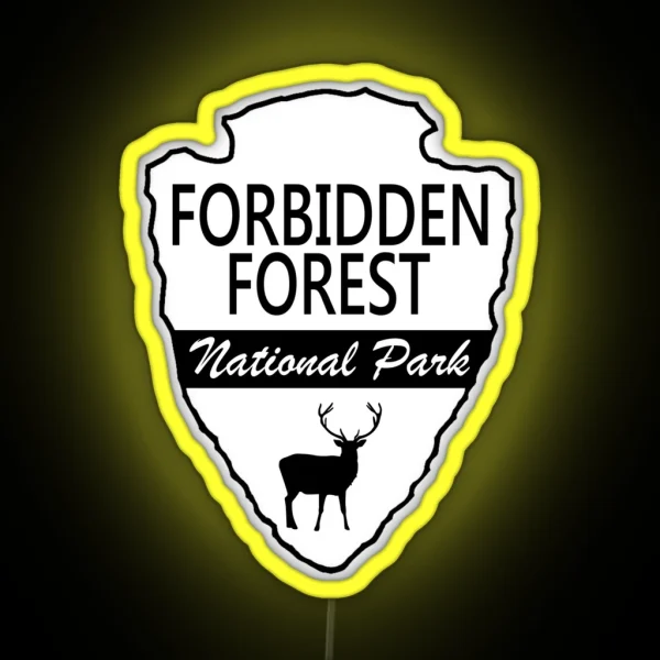 Forbidden Forest National Park RGB Neon Sign