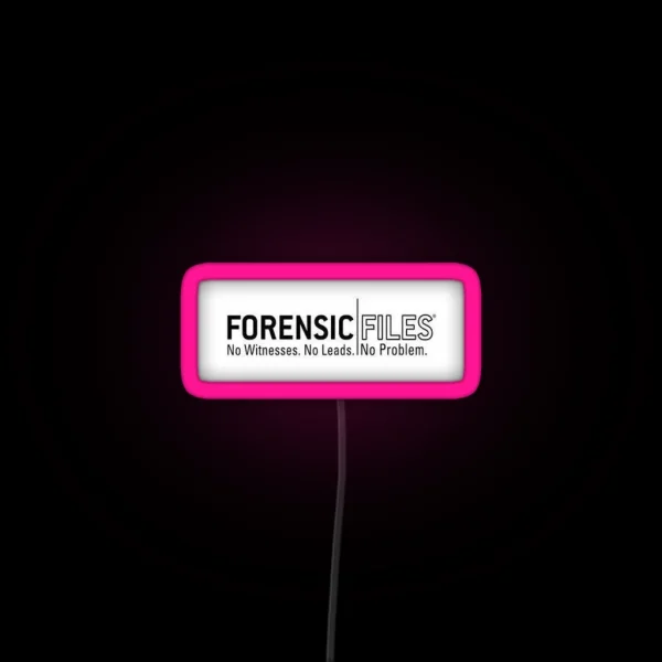 Forensic Files RGB Neon Sign