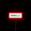 Neon glow illumination for forensic enthusiasts and crime scene fans.