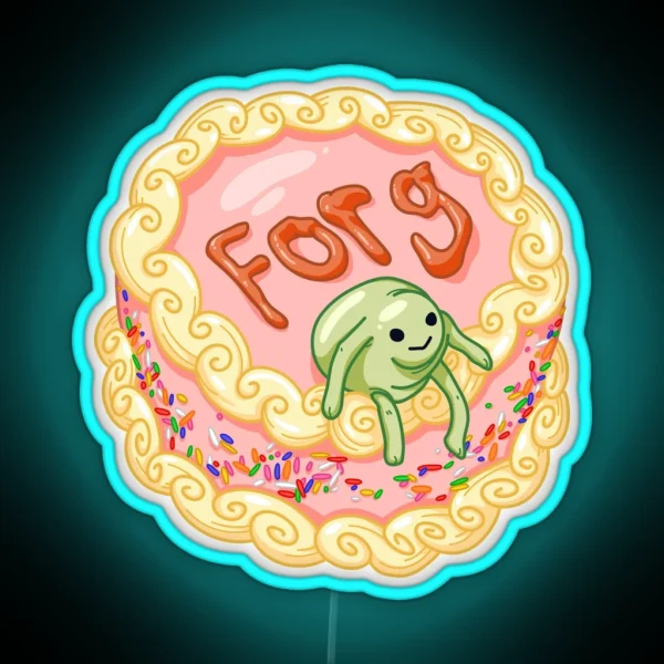 Forg Cake RGB Neon Sign