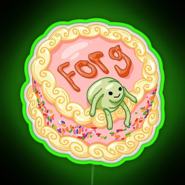 Forg Cake RGB Neon Sign