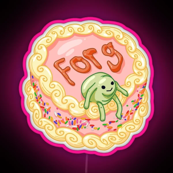 Forg Cake RGB Neon Sign