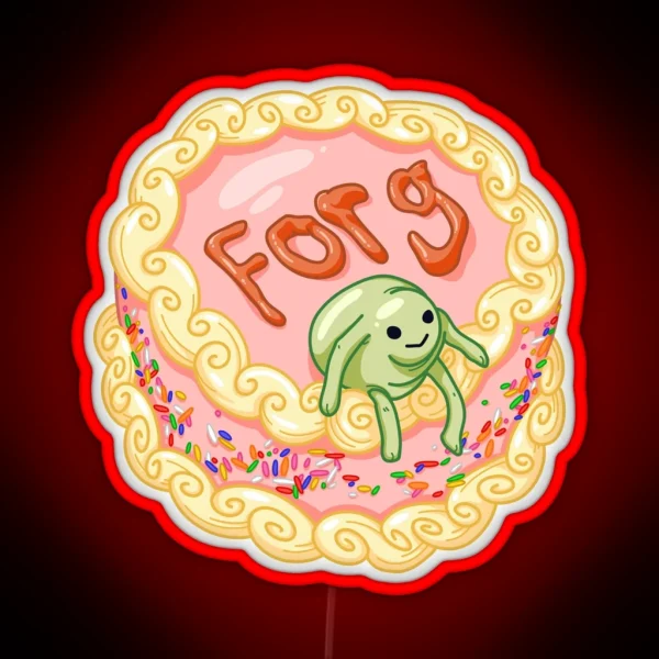 Forg Cake RGB Neon Sign