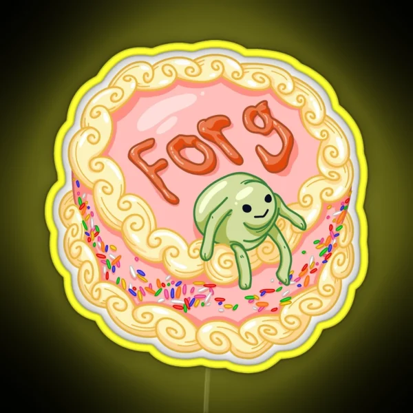 Forg Cake RGB Neon Sign