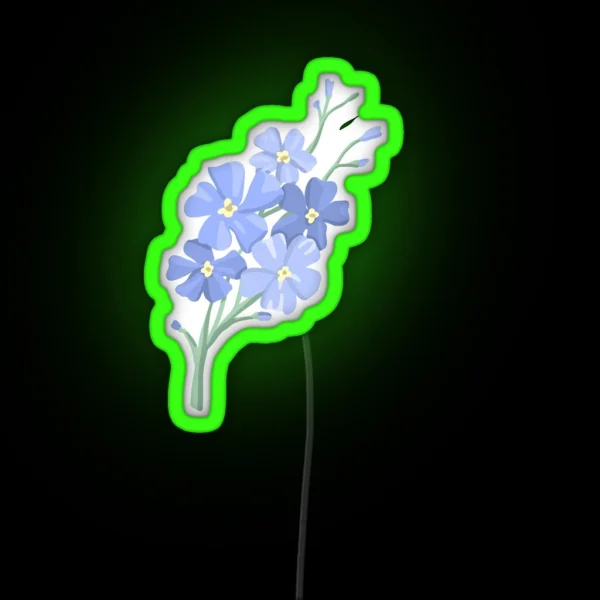 Forget Me Not RGB Neon Sign