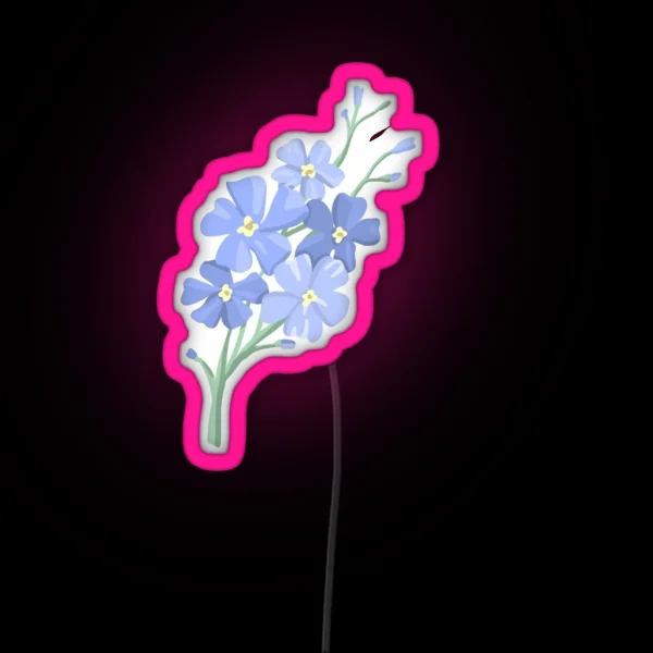 Forget Me Not RGB Neon Sign