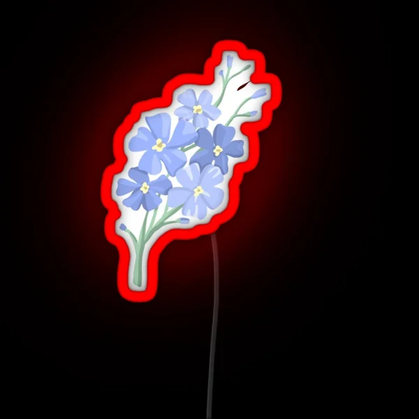 Forget Me Not RGB Neon Sign