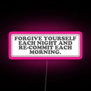 Forgive Yourself RGB Neon Sign