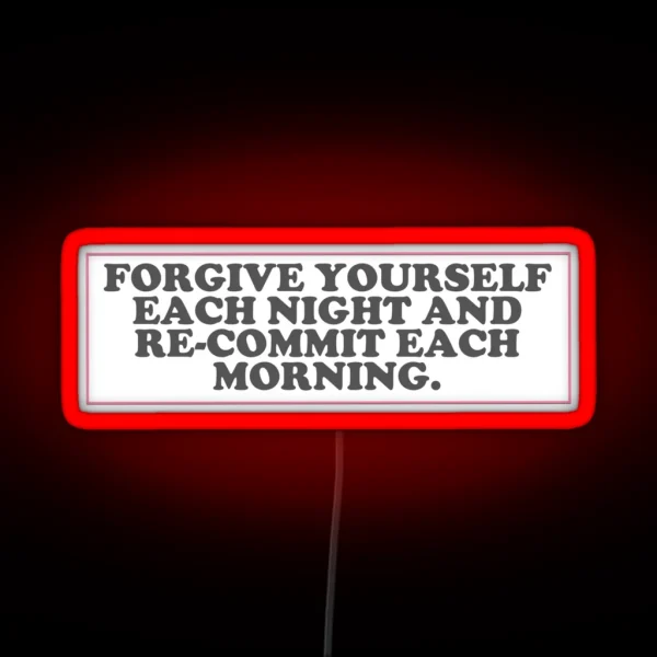 Forgive Yourself RGB Neon Sign