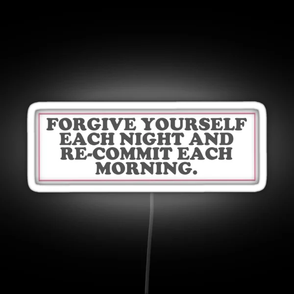 Forgive Yourself RGB Neon Sign