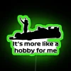 Kimi Raikkonen Formula One Hobby Quote RGB Neon Sign Decoration