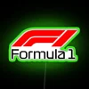 Neon LED art formula driven colorful glowing decorative room accents