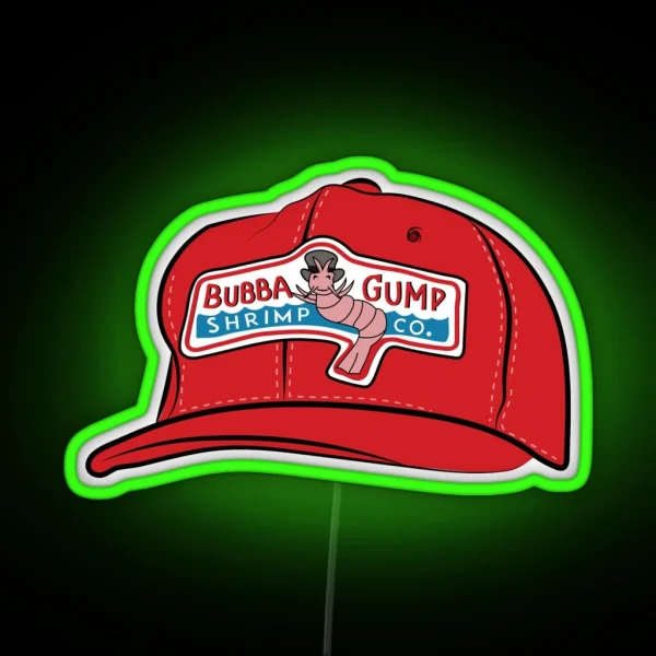 Forrest Gump Bubba Gump Shrimp Co Hat RGB Neon Sign