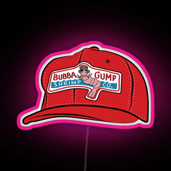 Forrest Gump Bubba Gump Shrimp Co Hat RGB Neon Sign