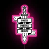 Fortis Fortuna Adiuvat RGB neon sign with vibrant color accents.
