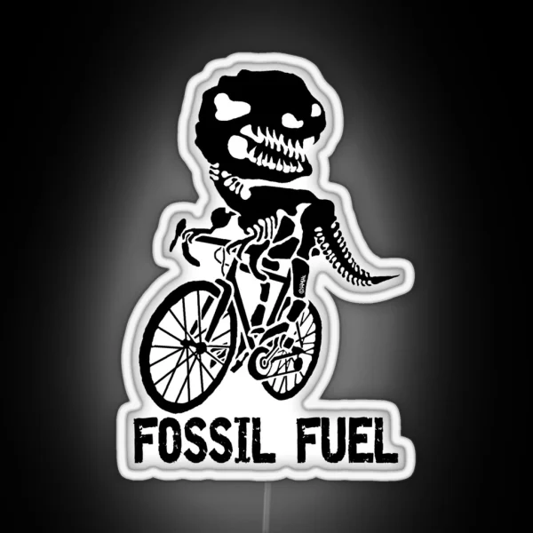 Fossil Fuel RGB Neon Sign