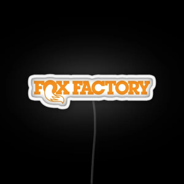 FOX FACTORY RACING SHOX LOGO RGB Neon Sign