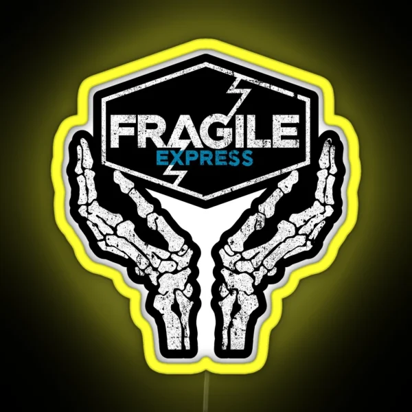 Fragile Express RGB Neon Sign
