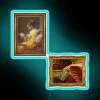 Vibrant Framed Classic Art Decor with RGB Colorful Neon Sign