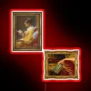 Elegant Framed Classic & Vintage Art Inspired RGB Neon Sign