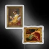 Vibrant retro aesthetic with classic art and colorful RGB lighting
